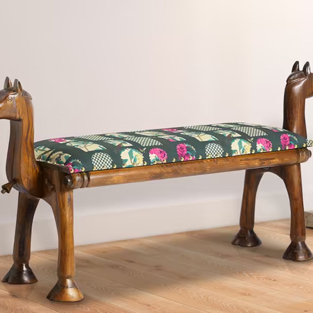 1-271.jpg Wooden Bench - Image 1