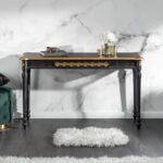 Hand Carving Design Console Table Natural Finish