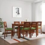 Wooden Set 4 Seater Sheesham Wood Dining Table