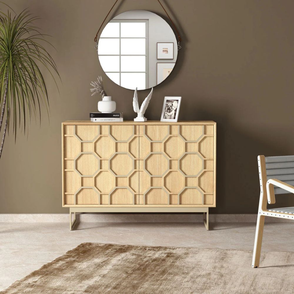 1-291-1.jpg Handcrafted Mango Wood In Sideboard Indian Furniture - Image 1