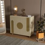 Handcrafted  Wooden Artistic Mango Wood In Sideboard