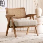 Handmade Cane Chair With Comfort Sofa Chair