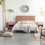 Handcrafted Antique Hand Design Bed