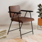 Handcarved Wooden Antique Cafe Chair