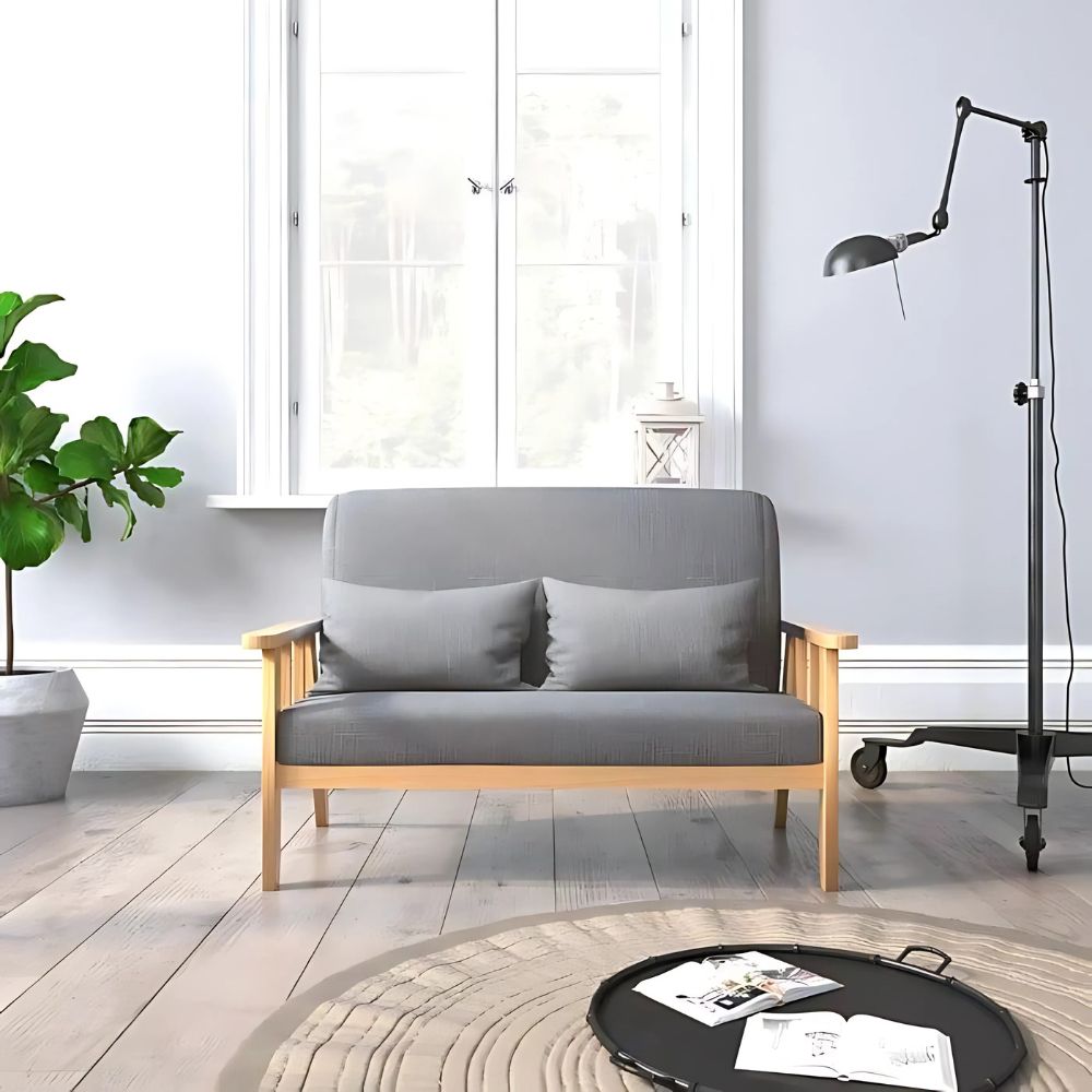 1-319-1.jpg Wooden Artistic Teak Wood Seater Sofa - Image 1