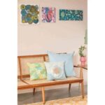 Modern Solid Wood Sinni Seater Wicker Sofa - Image 2