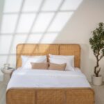 Honorine Rattan Mango Wood Bed - Image 2
