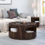 Coffee table in espresso finish