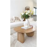 Brisa Solid Oak Wood Coffee Table