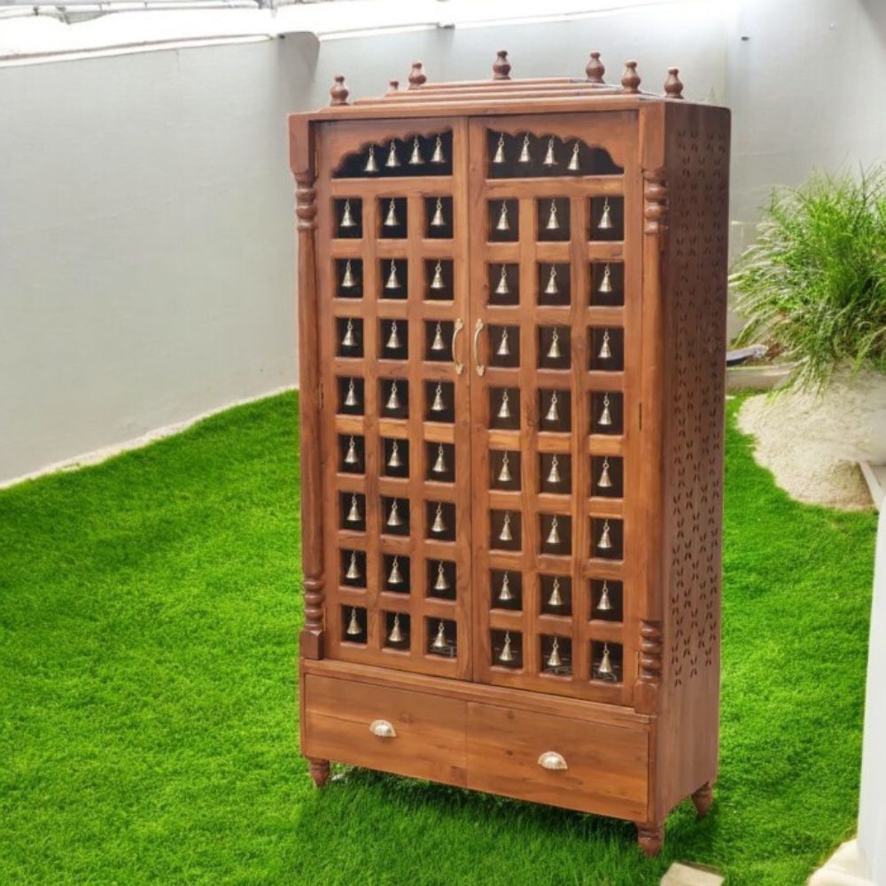1-37-3.jpg Handmade Spiritual Wooden Temple for Home - Image 1