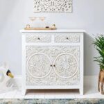 Hand Carved Storage Cabinet