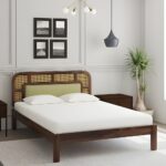 Wooden Artistic Cane Modern Brown