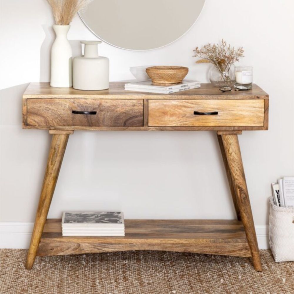 1-39-4.jpg Handmade Design Console Table Natural Finish - Image 1