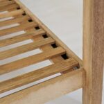 Solid Wood Rattan 4 Poster Bed - Image 6