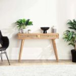 Rattan 2-Drawers Console
