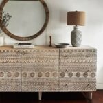 Apollo Carved Mango Wood Sideboard - Image 8