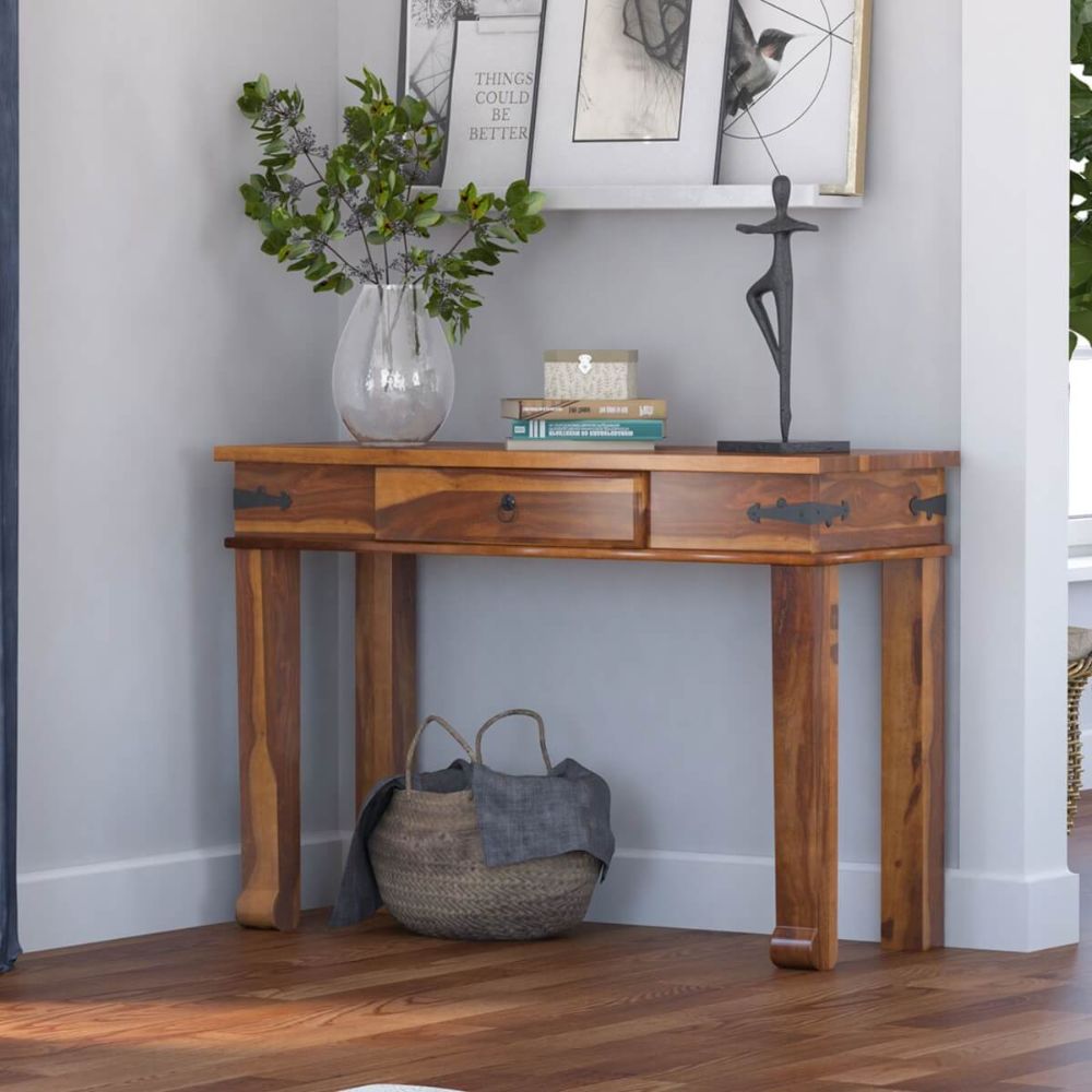 1-410.jpg Solid wood console table - Image 1