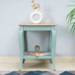 Henley Scalloped Edge Side Table, Light Sand - Image 2