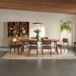 Solid Wood Rattan Dining Chair - Image 2