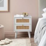 Wooden Della Bedside Table