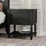 Wooden Ashley Bedside Table in Solid Wood
