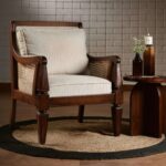 Modern Cane Armchair Comfort