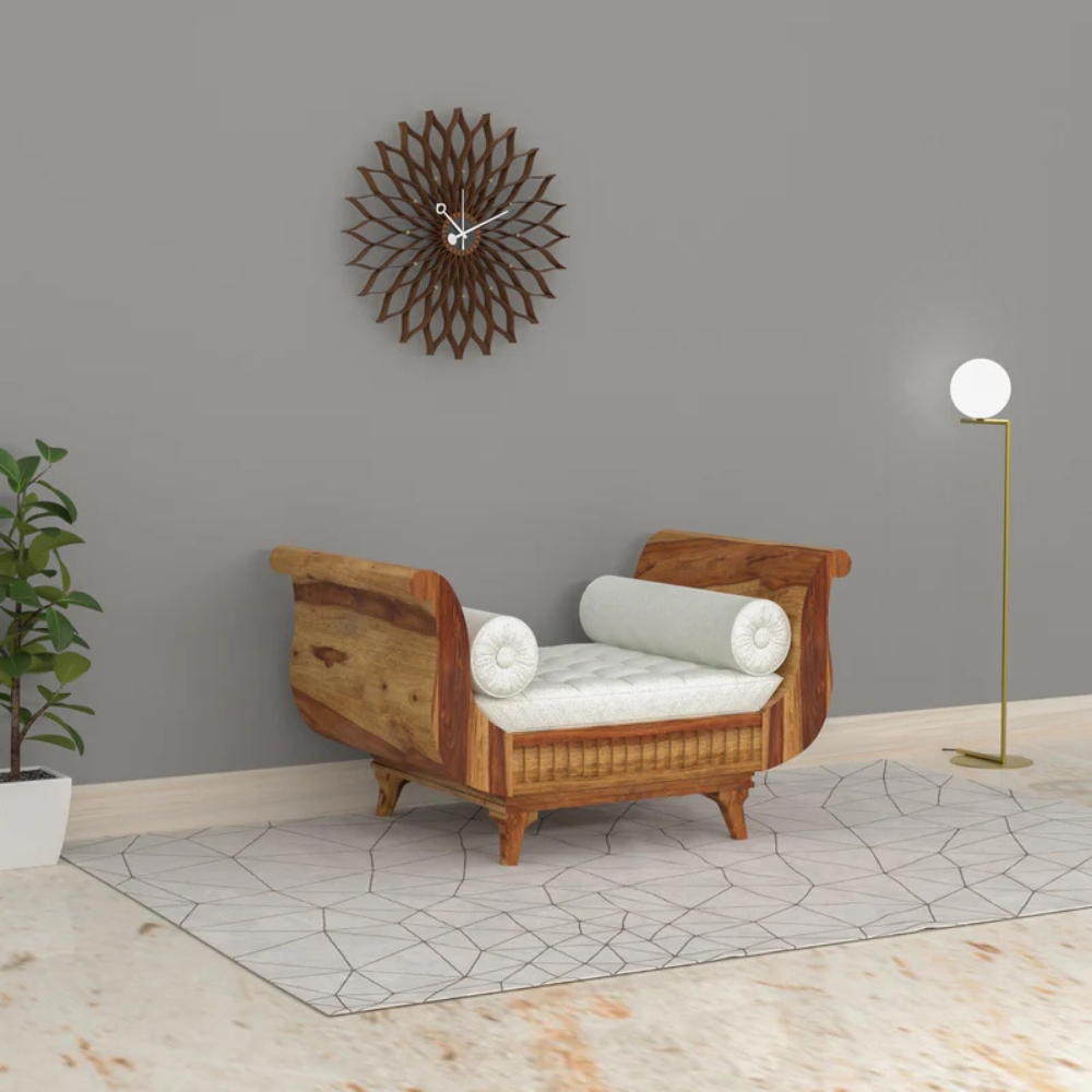1-453.jpg Wooden Artistic Handmade Sofa - Image 1