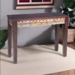 Handcrafted Natural Console Table