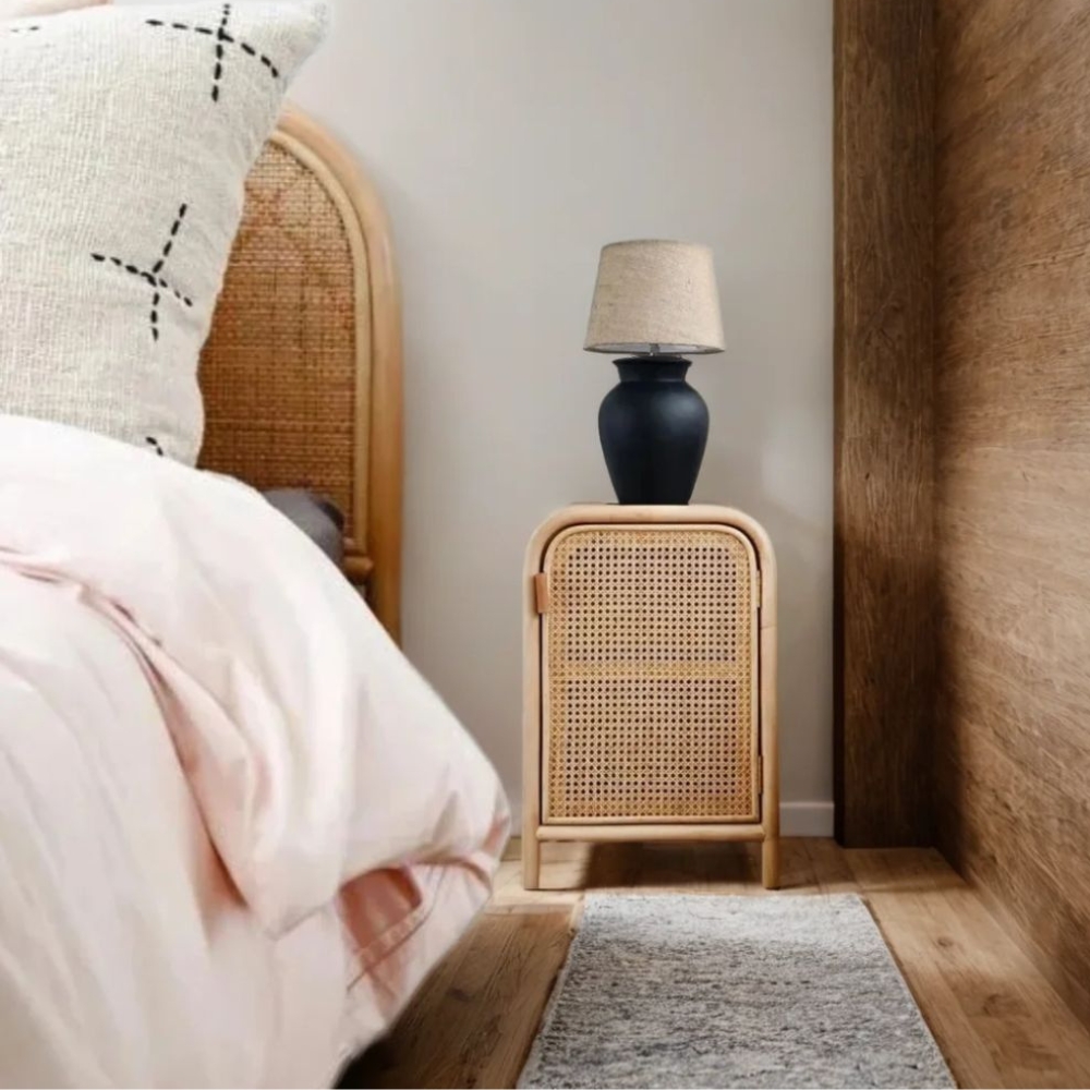 1-5-6.jpg Wooden Modern Bedside Table Storage - Image 1
