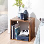 Wooden Handcrafted Unique U End Table