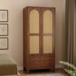Handmade Wooden Bookshelf with Storage Cabinet, Solid Wood Bookcase Organizer, Modern Storage Shelf for Living Room Bedroom Office