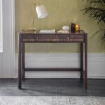 Unique Mango Wood Console Table with Drawer
