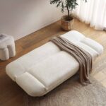 Sale Solna 2-Seater Sofa Bed, Beige Boucle - Image 3