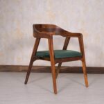 Handcrafted Wooden  Sheesham Wood Arm Chair - Image 5