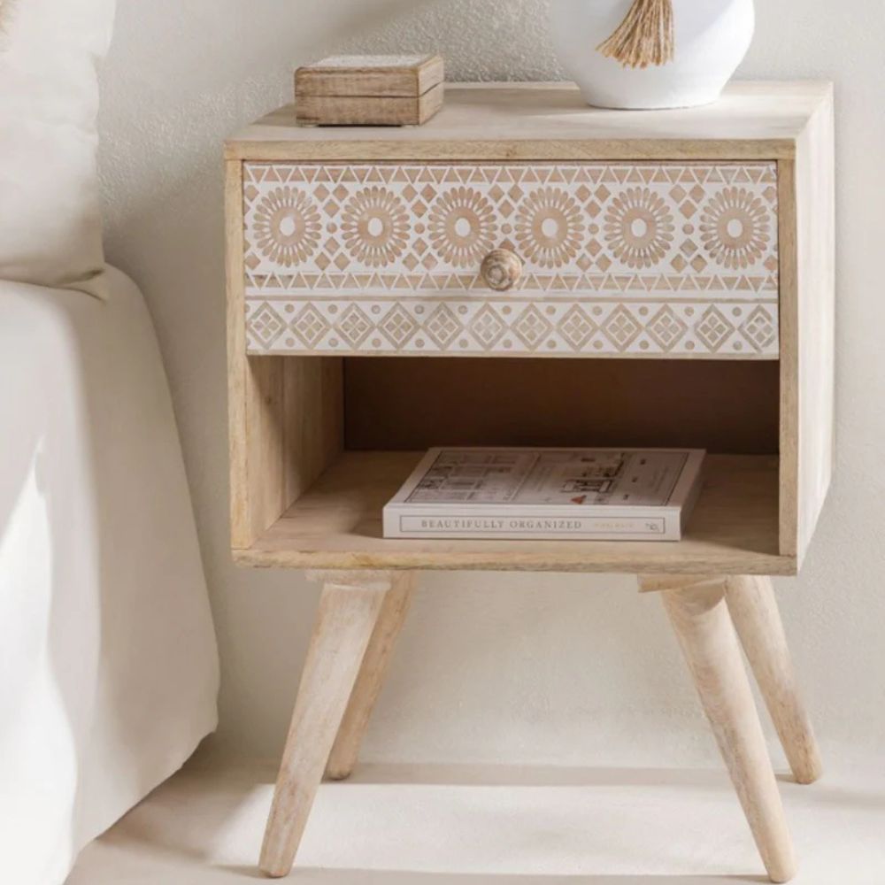 1-71-4.jpg Handcrafted Moodern Design Bedside Table - Image 1