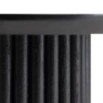 Maru Oak Round Side Table, Black - Image 7