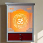 Pooja Mandir | Modern Wall-Mounted Home Temple
