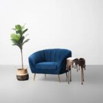 Blue Fabric Chair