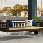 Indian Jhula in Walnut Finished Solid Wood