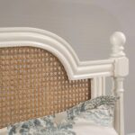 Jodhpuri Modern Solid Wood Cane Bed - Image 4