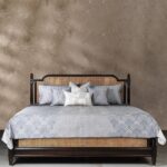 Handcrafted Wooden Cane Bed Furniture