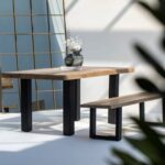 Mango Wood Dining Table with Top Thickness
