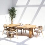 Umbria Mango Wood Dining Table