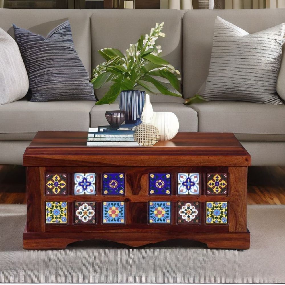 1-87-3.jpg Handcrafted Special Storage Coffee Table - Image 1