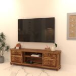 Modern Multi-Storage Wooden Handmade Long Cabinet