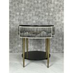 Handmade Inlay Bedside Table Furniture - Image 3