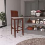 Wooden Long Finished Wooden Handmade Bar Stool