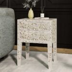 Handmade  Inlay Bedside Table Furniture