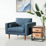 Blue Fabric Chair