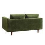Henrietta 2-Seater Sofa, Moss Green Velvet - Image 6